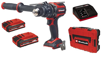 Аккумуляторная ударная дрель-шуруповерт Einhell PXC TP-CD 18/120 Li-i BL,18В,120Нм + 2 акк.4 Ач Plus + ЗУ 4 А + S-F Case 4514310SET2